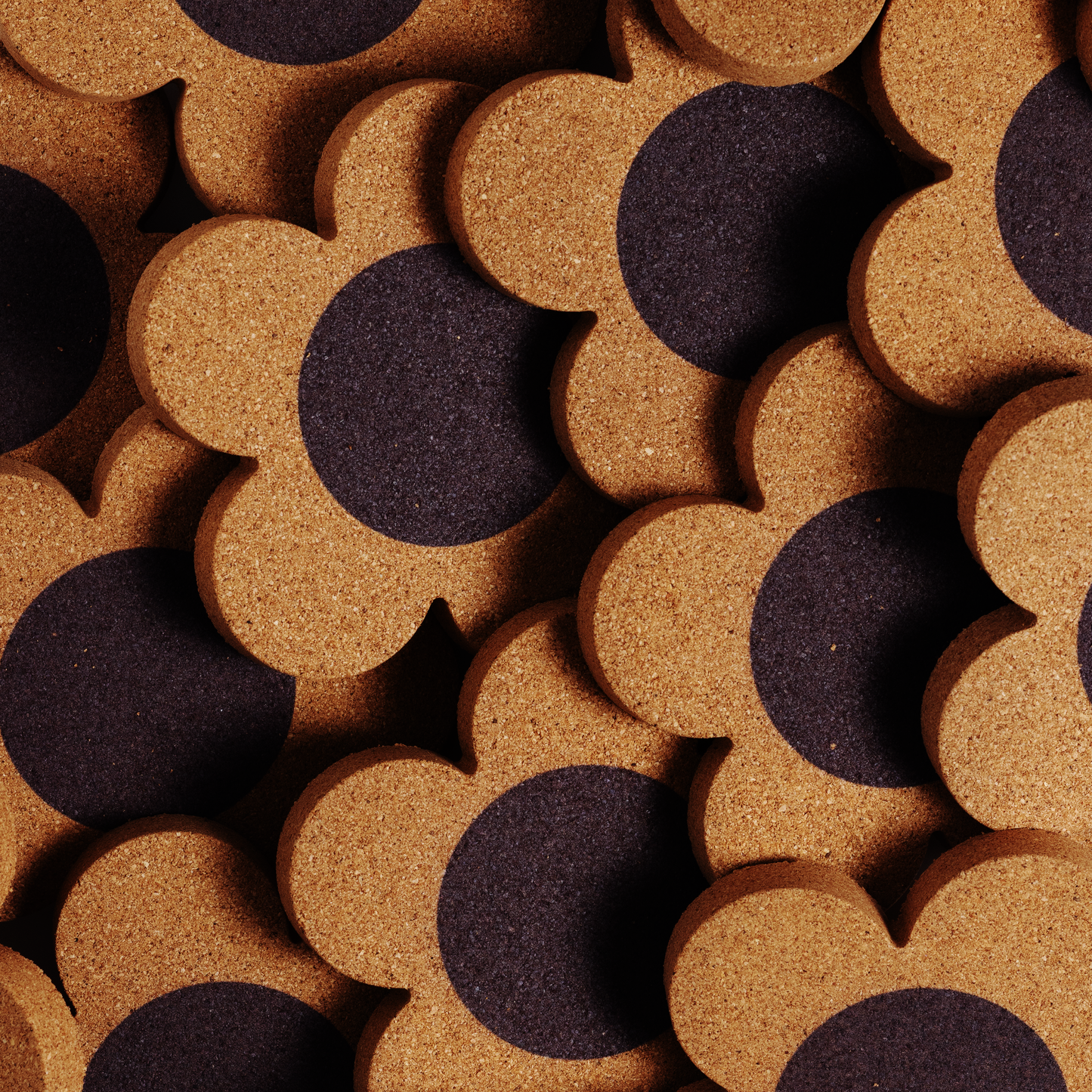Cork Flower Coasters